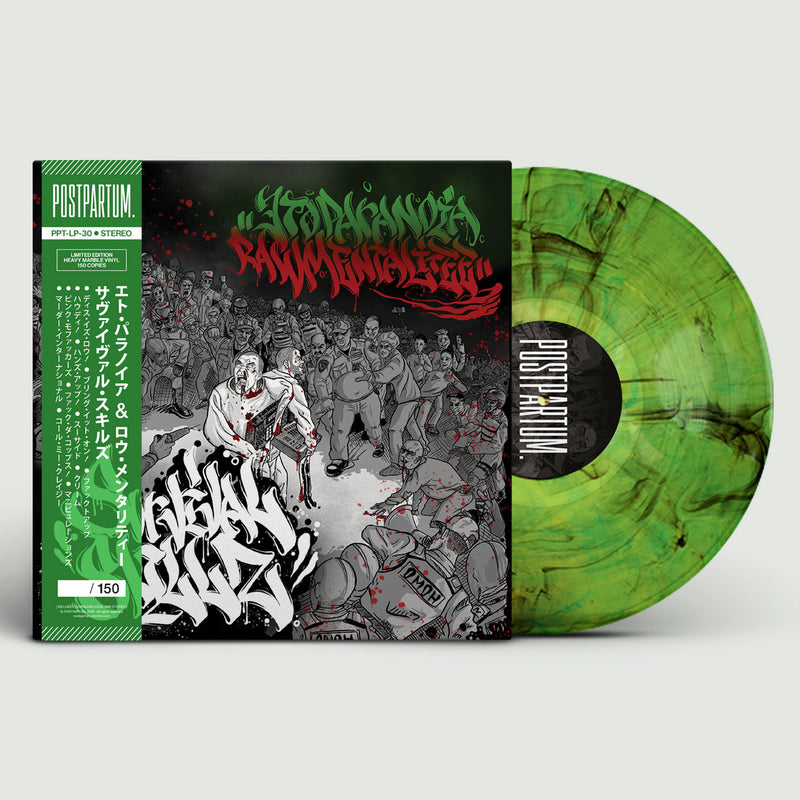 Eto Paranoia & RAW Mentalitee - Survival Skillz [Green Marbled] [Vinyl Record / LP]