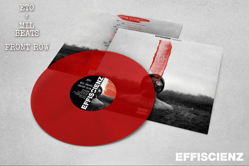 Eto x Mil Beats - Front Row [Red Transparent] [Vinyl Record / LP]-EFFISCIENZ-Dig Around Records