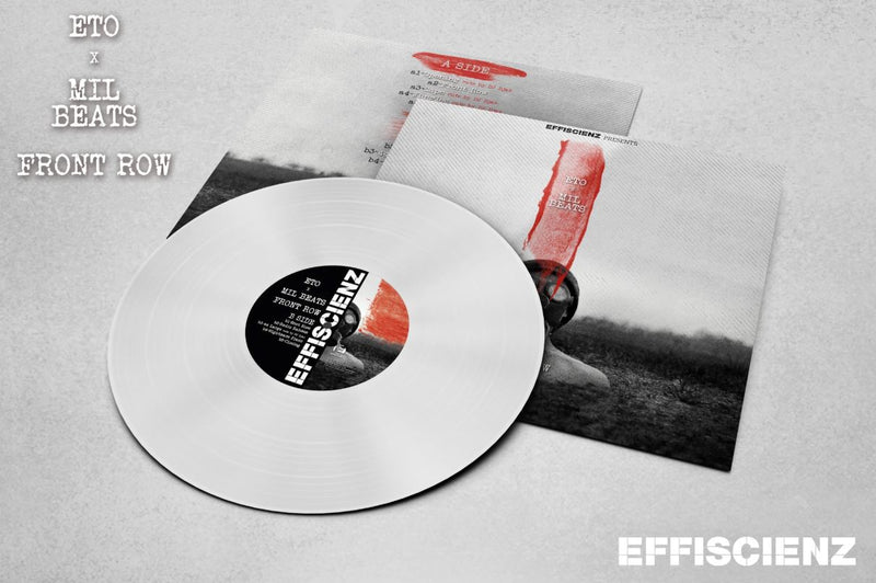 Eto x Mil Beats - Front Row [White] [Vinyl Record / LP]-EFFISCIENZ-Dig Around Records