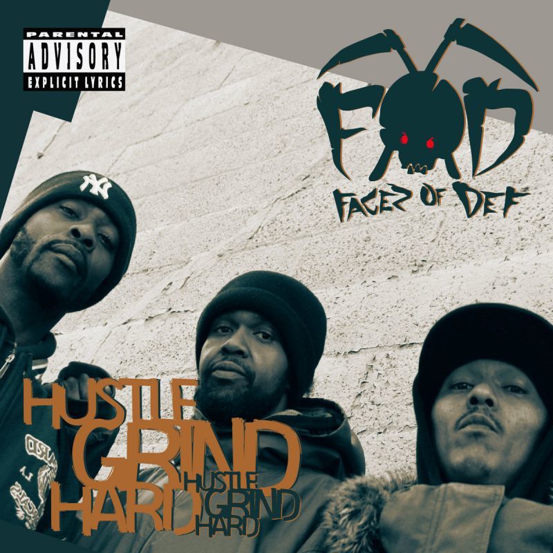 F.O.D (Facez Of Def) / Ninjustice - Hustle Grind Hard [CD]-Shinigamie Records-Dig Around Records