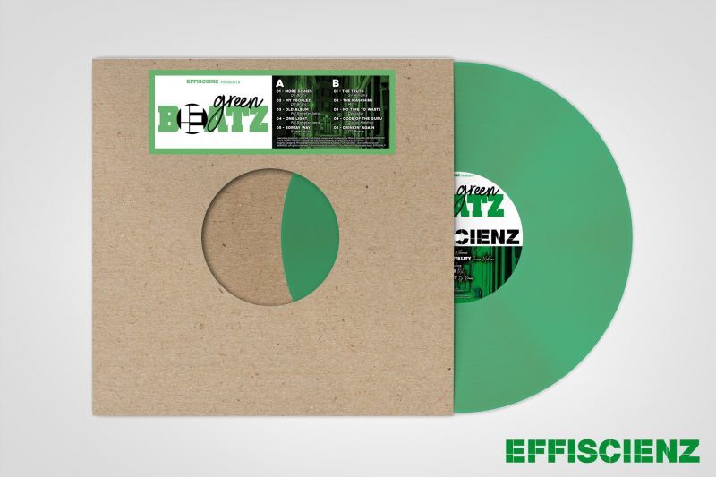 EFFISCIENZ - Green Beatz [Green] [Vinyl Record / LP + Sticker]-EFFISCIENZ-Dig Around Records