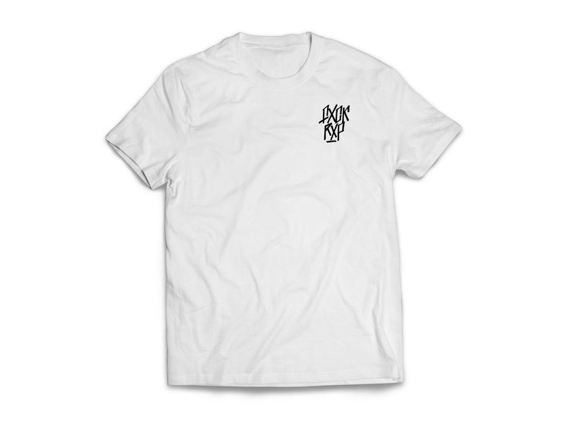 FXCK RXP Logo [T-Shirt] (White shirt/black print)-FXCK RXP-Dig Around Records