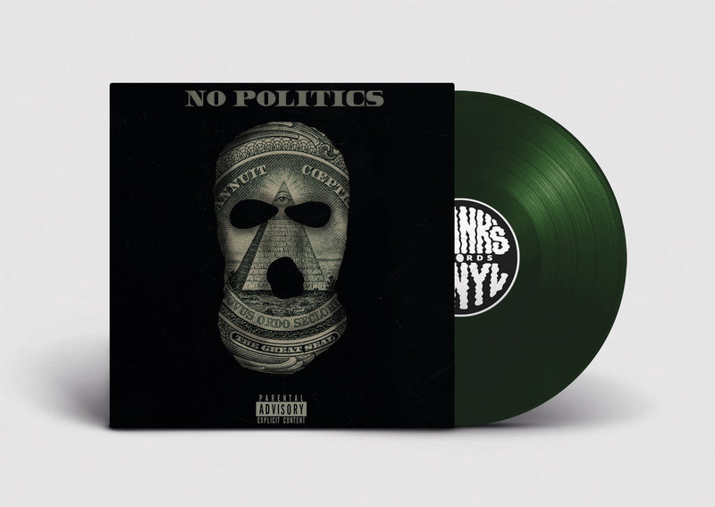 Fastlife, Madhattan - NO POLITICS [Dark Green Edition] [Vinyl Record / LP]-Frank's Vinyl Records-Dig Around Records