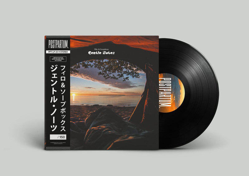 Fillo & Soupbox - Gentle Notes [Black] [Vinyl Record / LP + Download Code + Sticker + Obi Strip]-POSTPARTUM. RECORDS-Dig Around Records