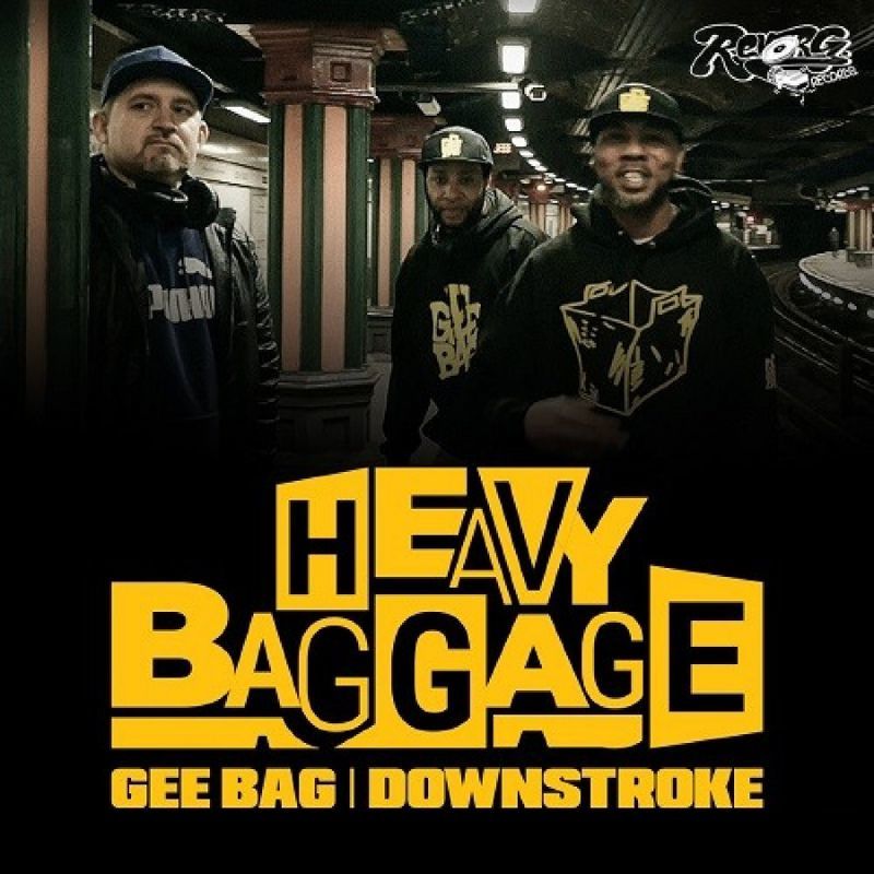 Gee Bag & Downstroke - Heavy Baggage [Vinyl Record / 12" + Sticker]-Revorg Records-Dig Around Records