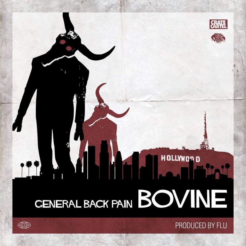 GeneralBackPain x Flu - Bovine [Cassette Tape]-Not On Label-Dig Around Records