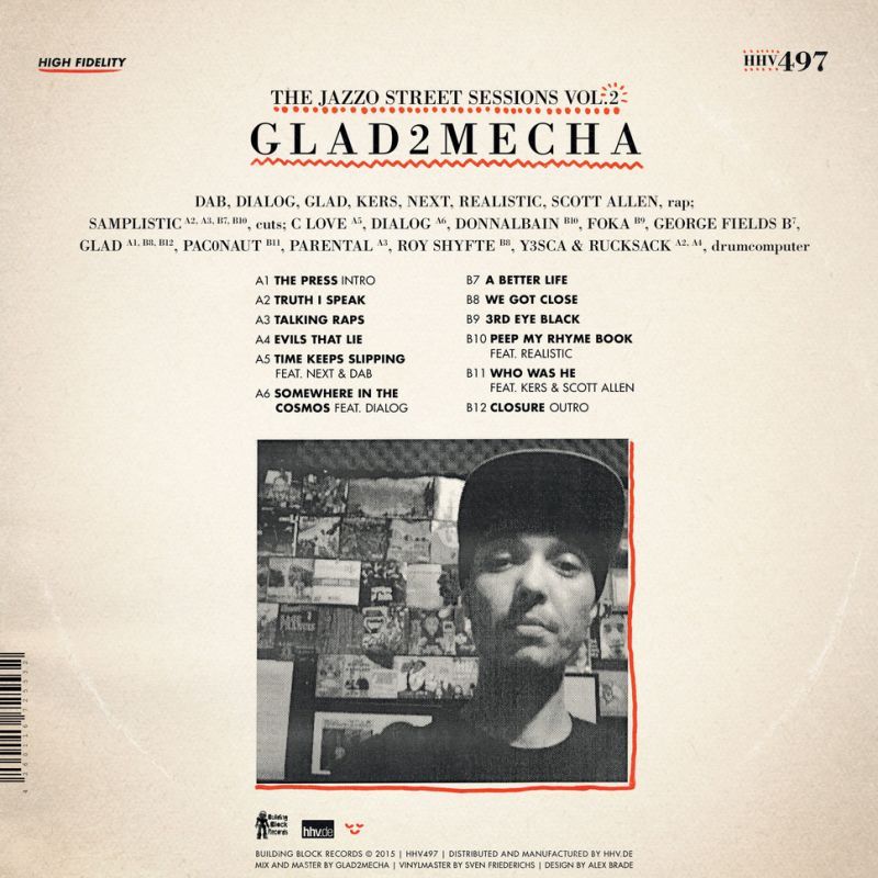 Glad2Mecha - The Jazzo Street Sessions Vol. 2 [Vinyl Record / LP]-HHV.DE-Dig Around Records