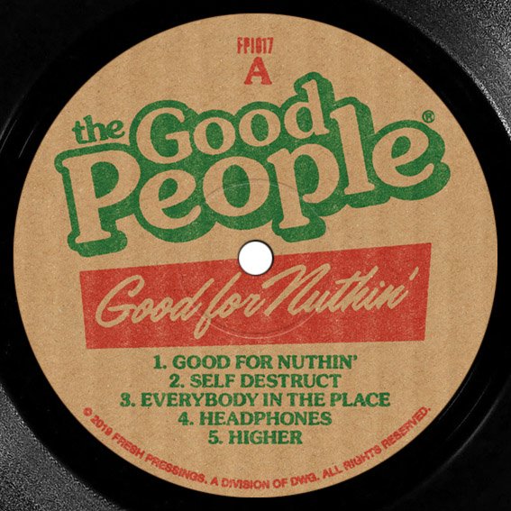 Good People - Good For Nuthin [Vinyl Record / LP]-Fresh Pressings-Dig Around Records
