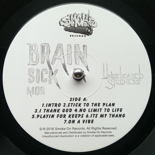 Group Home Presents Brain Sick Mob - Unreleased Siccness [Vinyl Record / LP]-SMOKE ON RECORDS-Dig Around Records