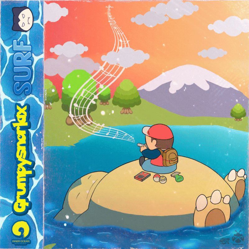 Grumpysnorlax - Surf [Clear Blue] [Casstte Tape + Sticker]-INNER OCEAN RECORDS-Dig Around Records