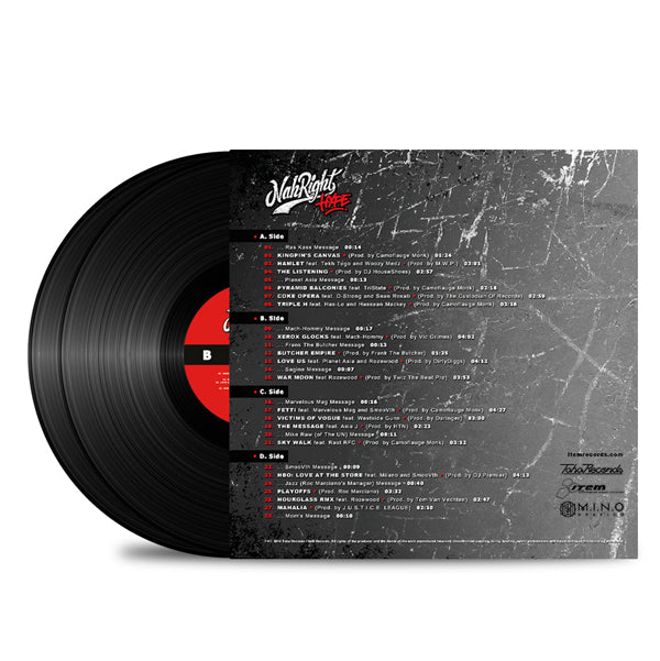 HUS KINGPIN - Nah Right Hype [Black] [Vinyl Record / 2 x LP]-IteM Records / Taha Records-Dig Around Records
