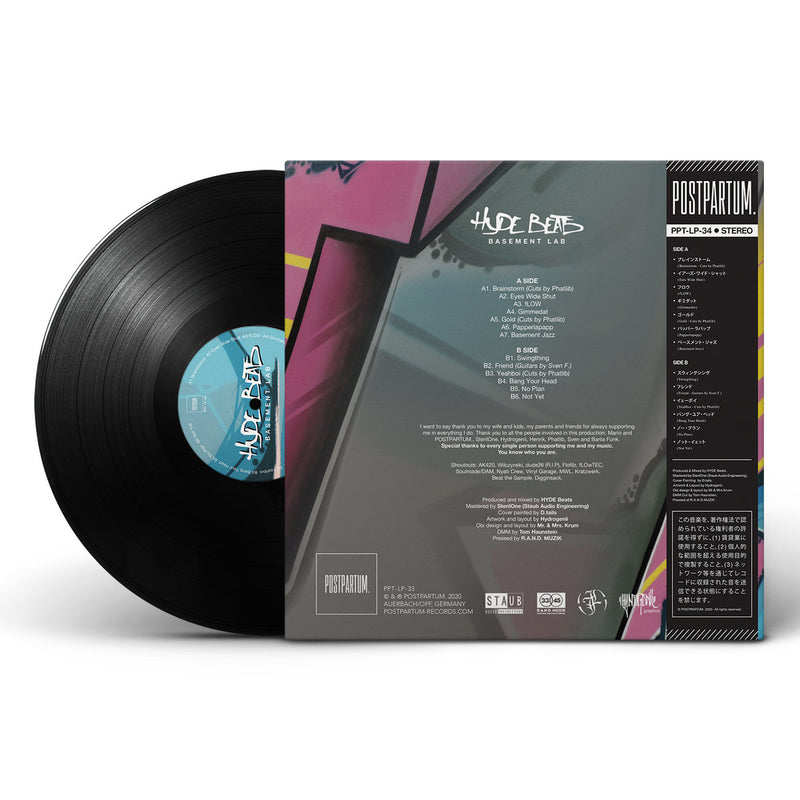 HYDE Beats - Basement Lab [Black] [Vinyl Record / LP]