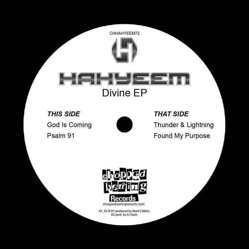 Hahyeem - Divine [Black] [Vinyl Record / 7"]-Chopped Herring Records-Dig Around Records