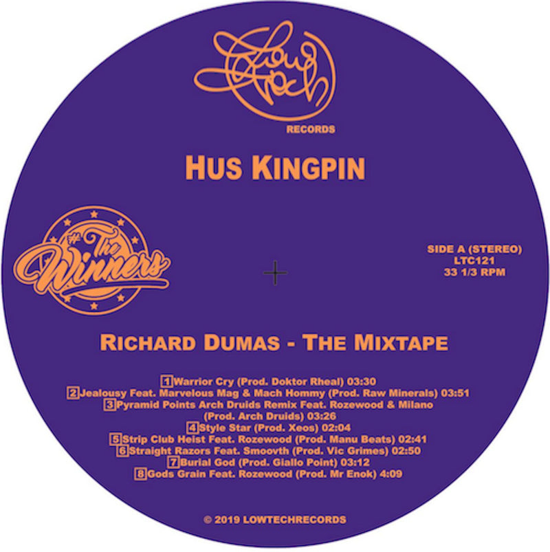 Hus Kingpin - Richard Dumas - The Mixtape [PURPLE] [Vinyl Record / LP]