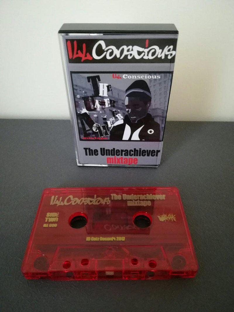 ILL Conscious - Underachiever Mixtape [Red] [Cassette Tape]-Ill Catz Records-Dig Around Records