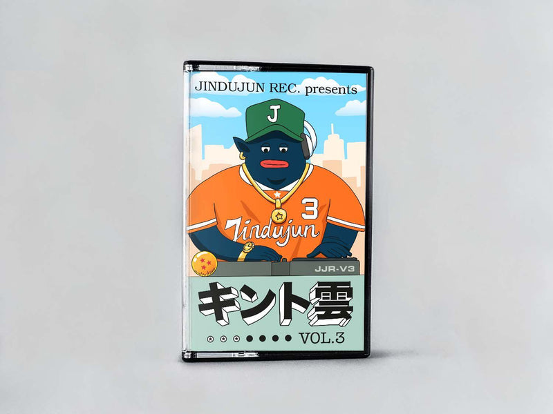 JINDUJUN RECORDS - キント雲 VOL. 3 [Cassette Tape + Poster + Sticker]-JINDUJUN RECORDS-Dig Around Records