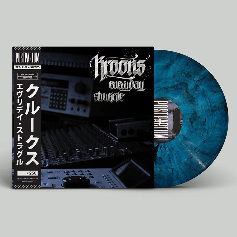 Krooks - Everyday Struggle [Marble] [Vinyl Record / LP + Download Code + Sticker + Obi Strip]-POSTPARTUM. RECORDS-Dig Around Records