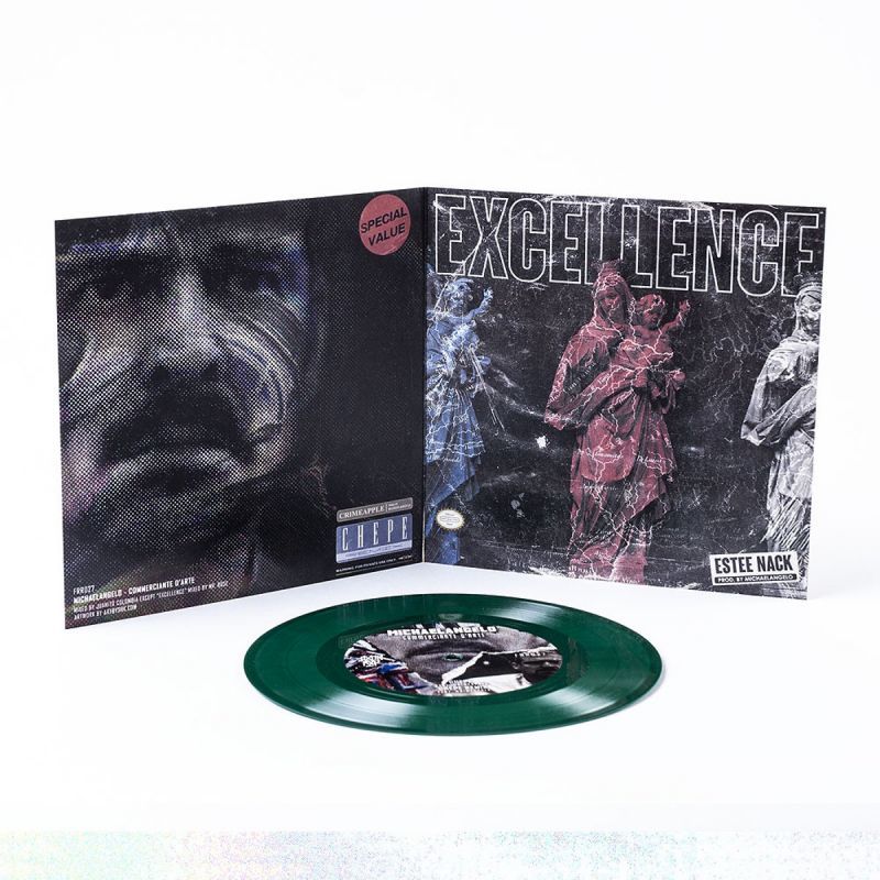 MICHAELANGELO - Commerciante D'Arte [Dark Green] [Vinyl Record / 7"]-FXCK RXP-Dig Around Records