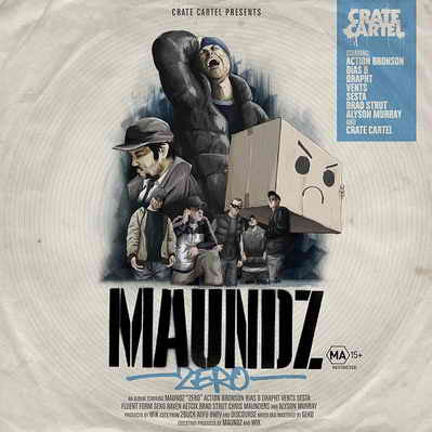 Maundz - Zero [CD]-Crate Cartel-Dig Around Records