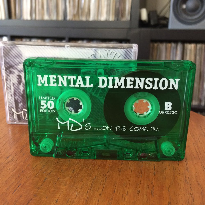 Mental Dimension - MD's..... On The Come In [Cassette Tape]-Gentleman's Relief Records-Dig Around Records