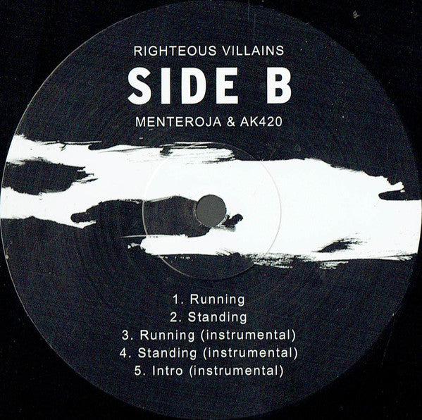Menteroja & AK420 - Righteous Villains [Vinyl Record / 12"]