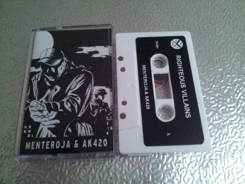 Menteroja & AK420 - Righteous Villains [Cassette Tape]-Amajin Records-Dig Around Records