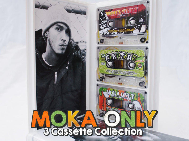 Moka Only - 3 Cassette Collection - Vermilion, Clap Trap (2018 reissue), Carrots & Eggs [Cassette Tape / 3 x Tape + DL Code + Sticker]-URBNET-Dig Around Records