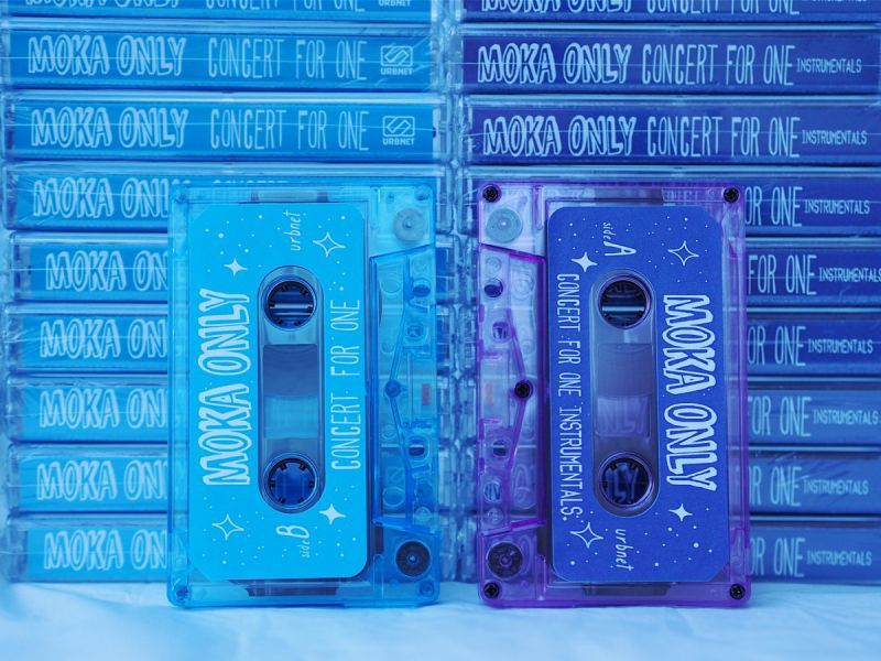 Moka Only - Concert for One (Instrumentals) [Cassette Tape + DL Code + Sticker]-URBNET-Dig Around Records