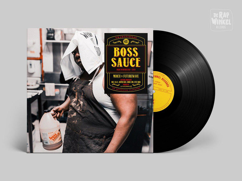 Mooch & Futurewave - Boss Sauce [Black] [Vinyl Record / LP]-de Rap Winkel Records-Dig Around Records