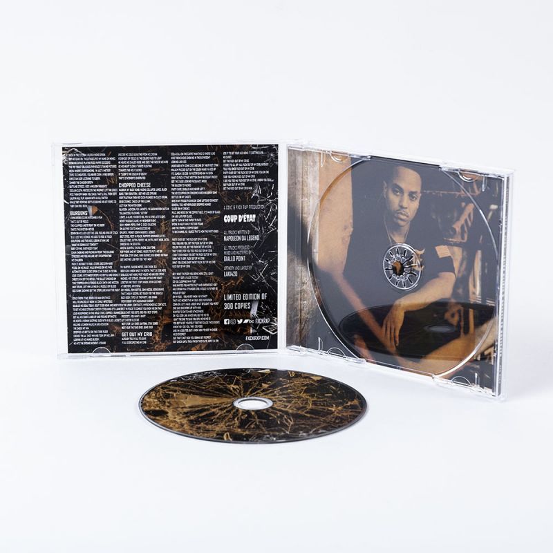 NAPOLEON DA LEGEND & GIALLO POINT - Coup D'État [CD]-FXCK RXP-Dig Around Records