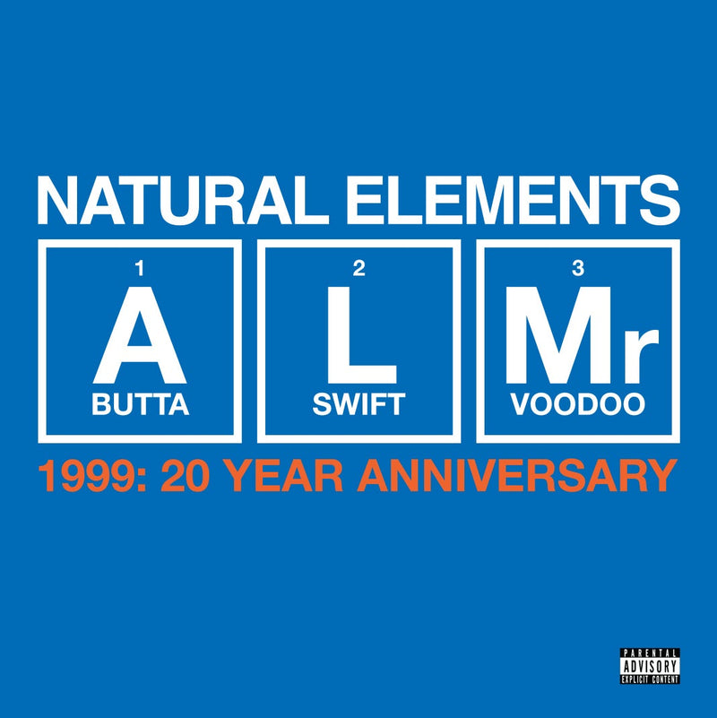 NATURAL ELEMENTS - 1999: 20 YEAR ANNIVERSARY [Blue/White/Orange Splatter] [Vinyl Record / 2 x LP]-HIP-HOP ENTERPRISE-Dig Around Records