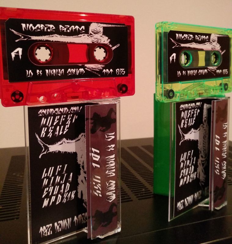 NOSFER BEATS - NINJA SQUAD [Cassette Tape + Sticker]-TREE DEMON TAPES-Dig Around Records
