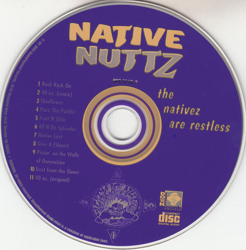ヒップホップ+ラップ NATIVE NUTTZ / The Nativez Are Restless Native Nuttz - The Nativez Are Restless [CD]