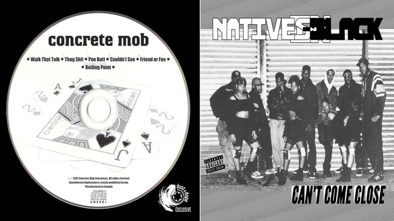 Natives In Black - Can't Come Close / CONCRETE MOB - SELF TITLED EP PROMO [CD / 2 x CD + Sticker]-DUST & DOPE RECORDINGS-Dig Around Records