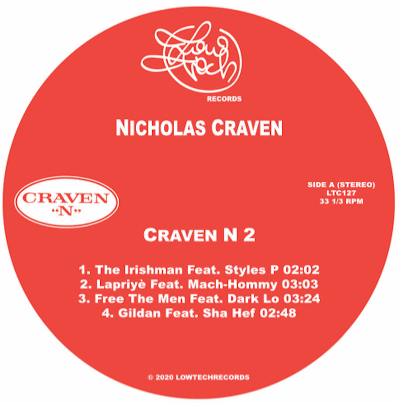 Nicholas Craven - Craven N II [WHITE] [Vinyl Record / LP]