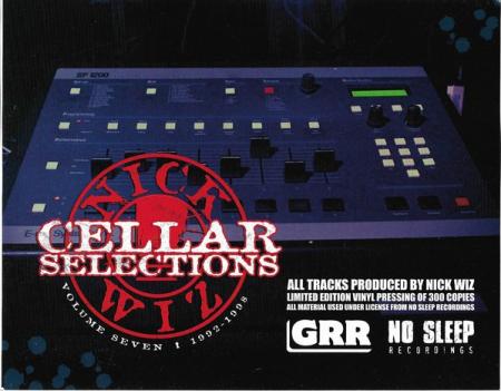 Nick Wiz - Cellar Selections 7: 1992-1998 [Vinyl Record / 2 x LP]-Gentleman's Relief Records-Dig Around Records