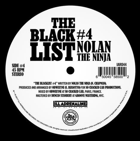 Odweeyne / Conway / Nolan The Ninja - The Blacklist #3 / The Blacklist #4 [Clear Red] [Vinyl Record / 7"]