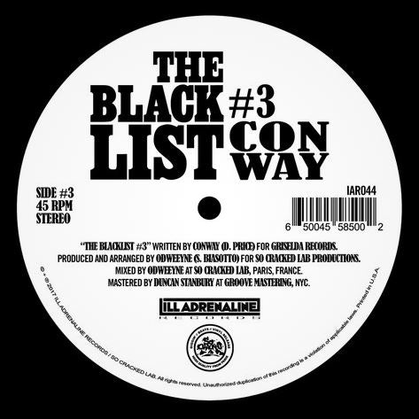 Odweeyne / Conway / Nolan The Ninja - The Blacklist #3 / The Blacklist #4 [Black] [Vinyl Record / 7"]
