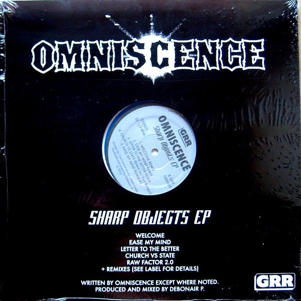 Omniscence & Debonair P - Sharp Objects EP [Vinyl Records / 12"]