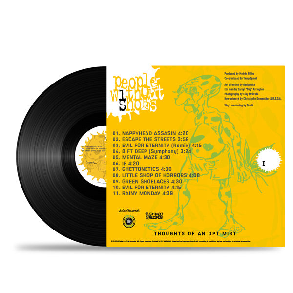PEOPLE WITHOUT SHOES - Thoughts Of An Optimist [Vinyl Record / LP]-Taha Records / JTLM Records-Dig Around Records