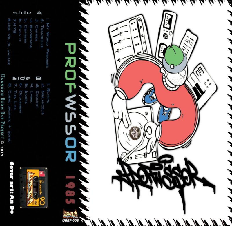 PROFWSSOR - 1985 [Cassette Tape + Sticker]-Unknown Boom Bap Project-Dig Around Records