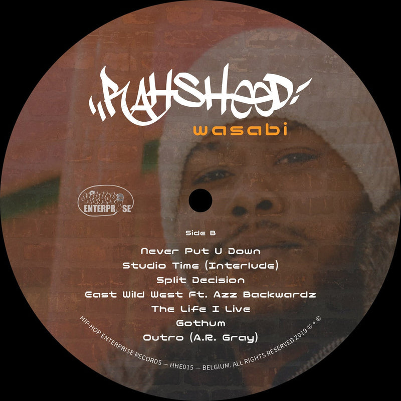 RAHSHEED - WASABI [Vinyl Record / LP]-HIP-HOP ENTERPRISE-Dig Around Records