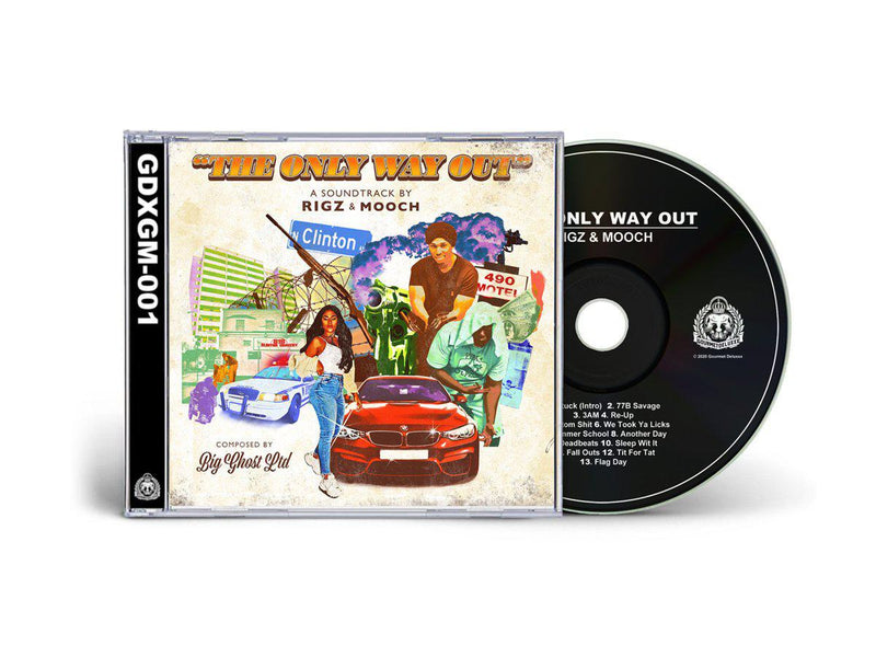 RIGZ AND MOOCH - THE ONLY WAY OUT [CD]-GourmetDeluxxx-Dig Around Records