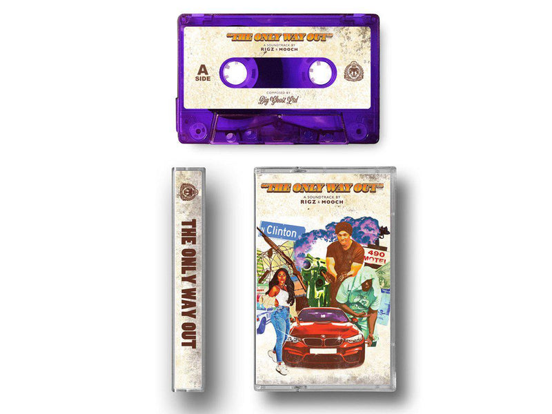 RIGZ AND MOOCH - THE ONLY WAY OUT [Cassette Tape]-GourmetDeluxxx-Dig Around Records