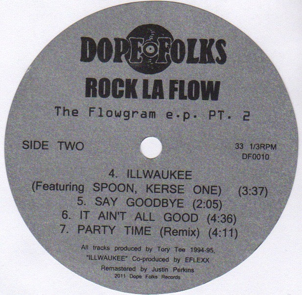 ROCK LA FLOW - The Flowgram Pt.2 [Vinyl Record / LP]-Dope Folks-Dig Around Records