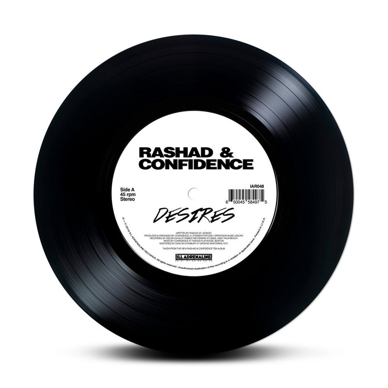 Rashad & Confidence - Desires [Black] [Vinyl Record / 7"]