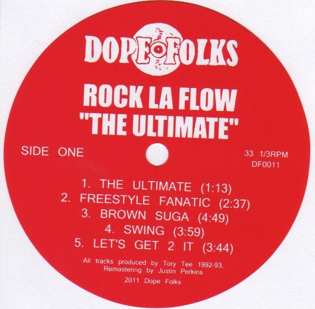 Rock La Flow - The Ultimate [Vinyl Record / LP]-Dope Folks-Dig Around Records