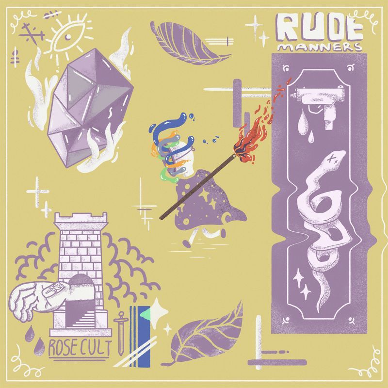 RudeManners - Rose Cult [Cassette Tape]-INSERT TAPES-Dig Around Records
