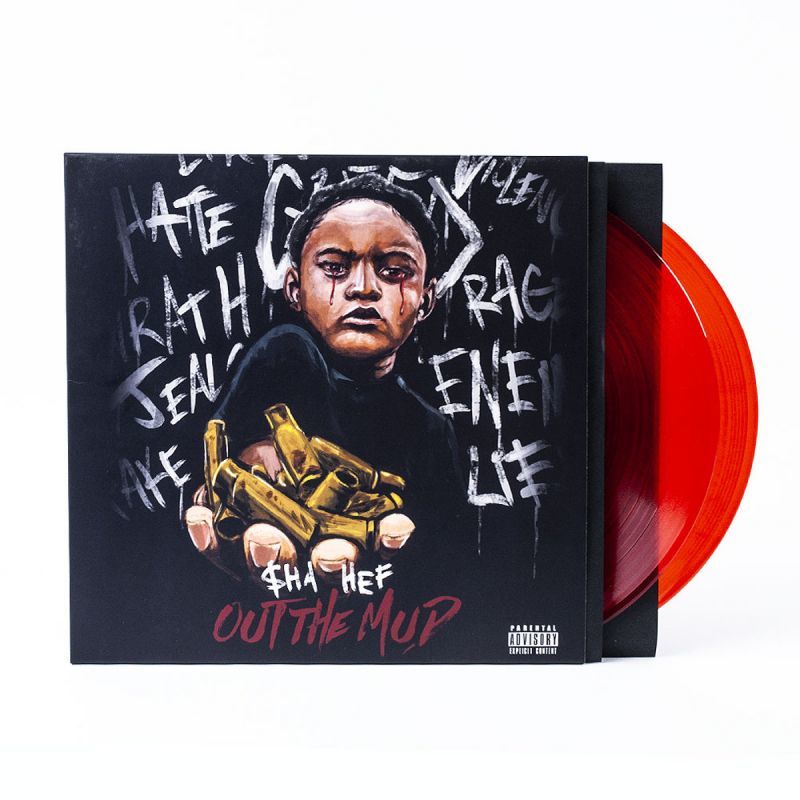 SHA HEF - Out The Mud [Red] [Vinyl Record / 2 x LP]-FXCK RXP-Dig Around Records