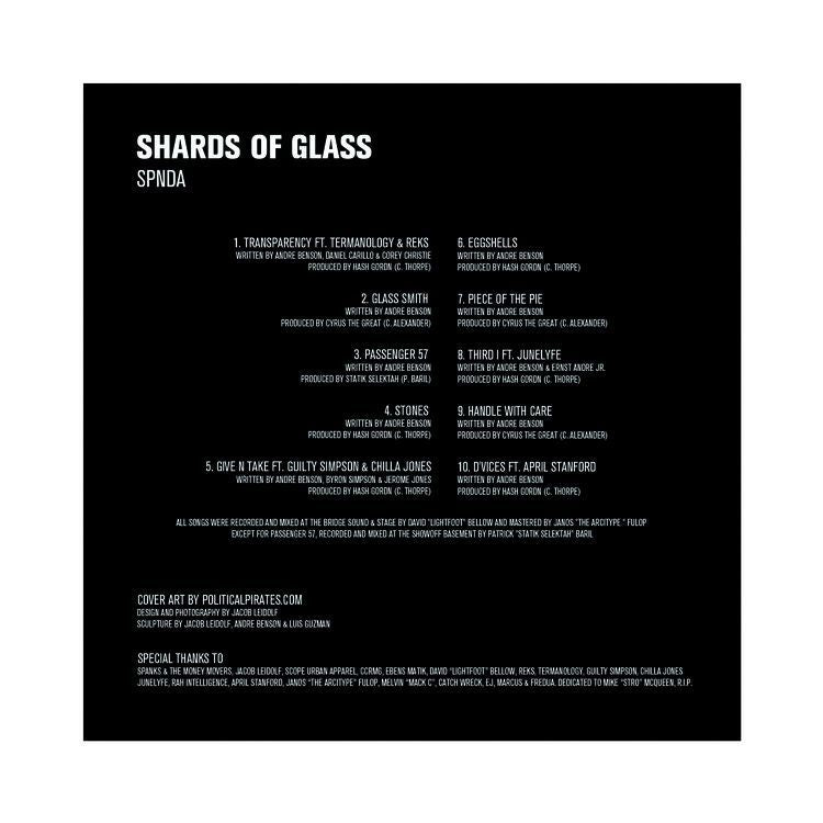 SPNDA - SHARDS OF GLASS [CD]-AR Classic Records-Dig Around Records